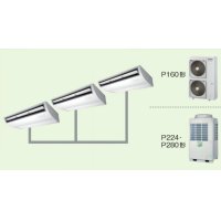 東京・茨城・栃木・群馬・埼玉・千葉・神奈川・業務用エアコン　東芝　天井吊形　同時トリプル　ワイヤードリモコン　一発節電　ACEC16076A2　P160（6馬力）　スマートエコR　三相200V　