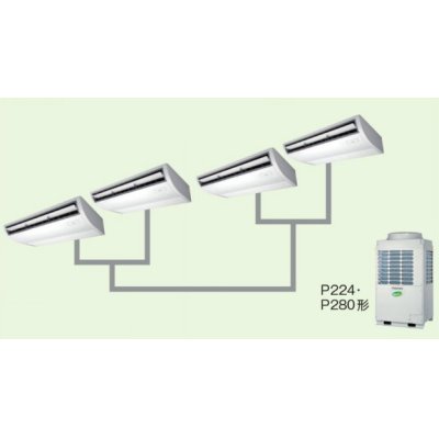 画像1: 東京・茨城・栃木・群馬・埼玉・千葉・神奈川・業務用エアコン　東芝　天井吊形　同時ダブルツイン　ワイヤードリモコン　省工ネneo　ACEF22475M2　P224（8馬力）　スマートエコR　三相200V　