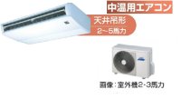 東京・茨城・栃木・群馬・埼玉・千葉・神奈川・業務用エアコン　東芝　中温用エアコン　天井吊形　シングル　RCAC211D　（2馬力）　三相200Ｖ