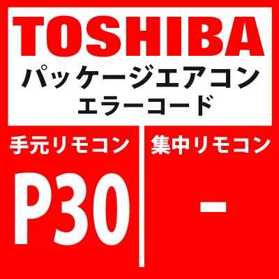 画像1: 東芝　パッケージエアコン　エラーコード：P30　「グループ制御子機異常／集中管理アドレス重複」　【TCC-LINK】