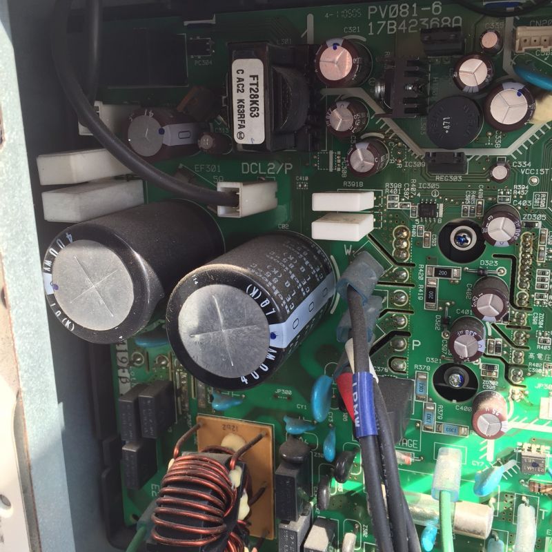 三菱　業務用エアコン修理　エラーコード・なし 【MPLZ-WRP160BD】　施工日2016年５月１5日（日）