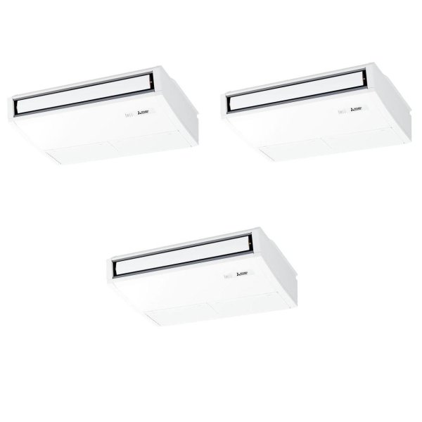 画像1: 東京・茨城・栃木・群馬・埼玉・千葉・神奈川・業務用エアコン　三菱　天吊（ワイヤード）　スリムZR　同時トリプル　PCZT-ZRP160KF　160形（6馬力）　三相200V (1)